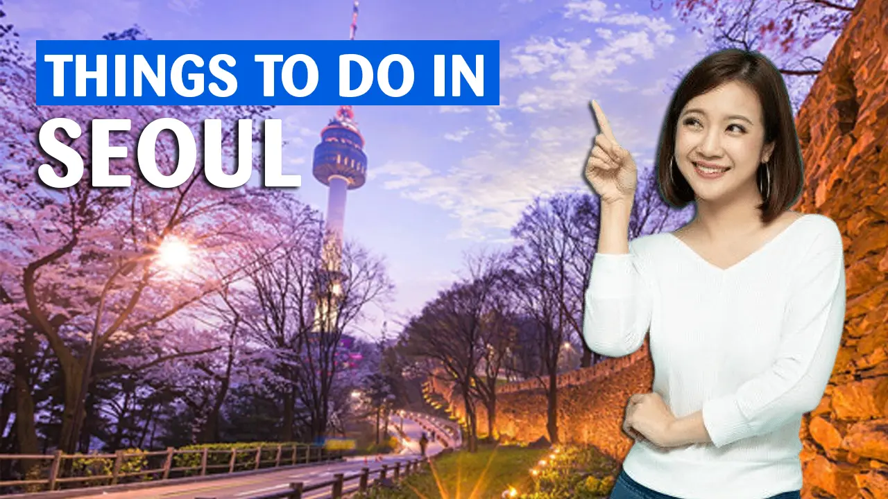 tourists roaming around seoul happy